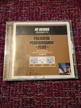 He Reigns Newsboys Premiere Performance Plus CD With 3 Keys Original Artist Reco